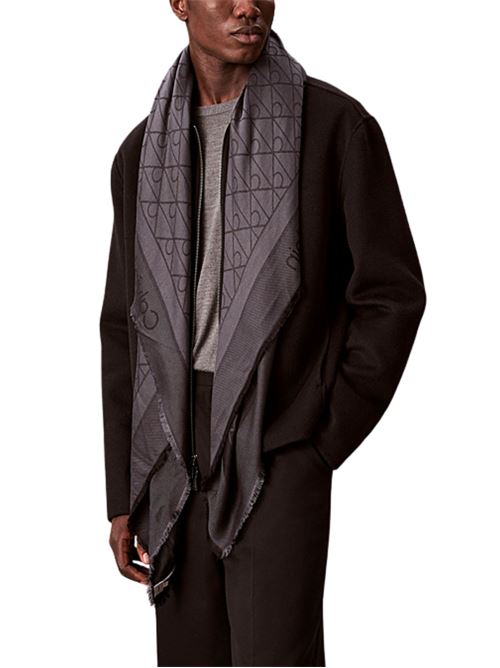 Sciarpa nera in modal Calvin Klein | LV04D8063GUB1